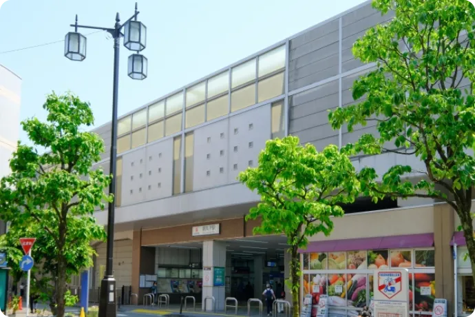 新丸子駅から