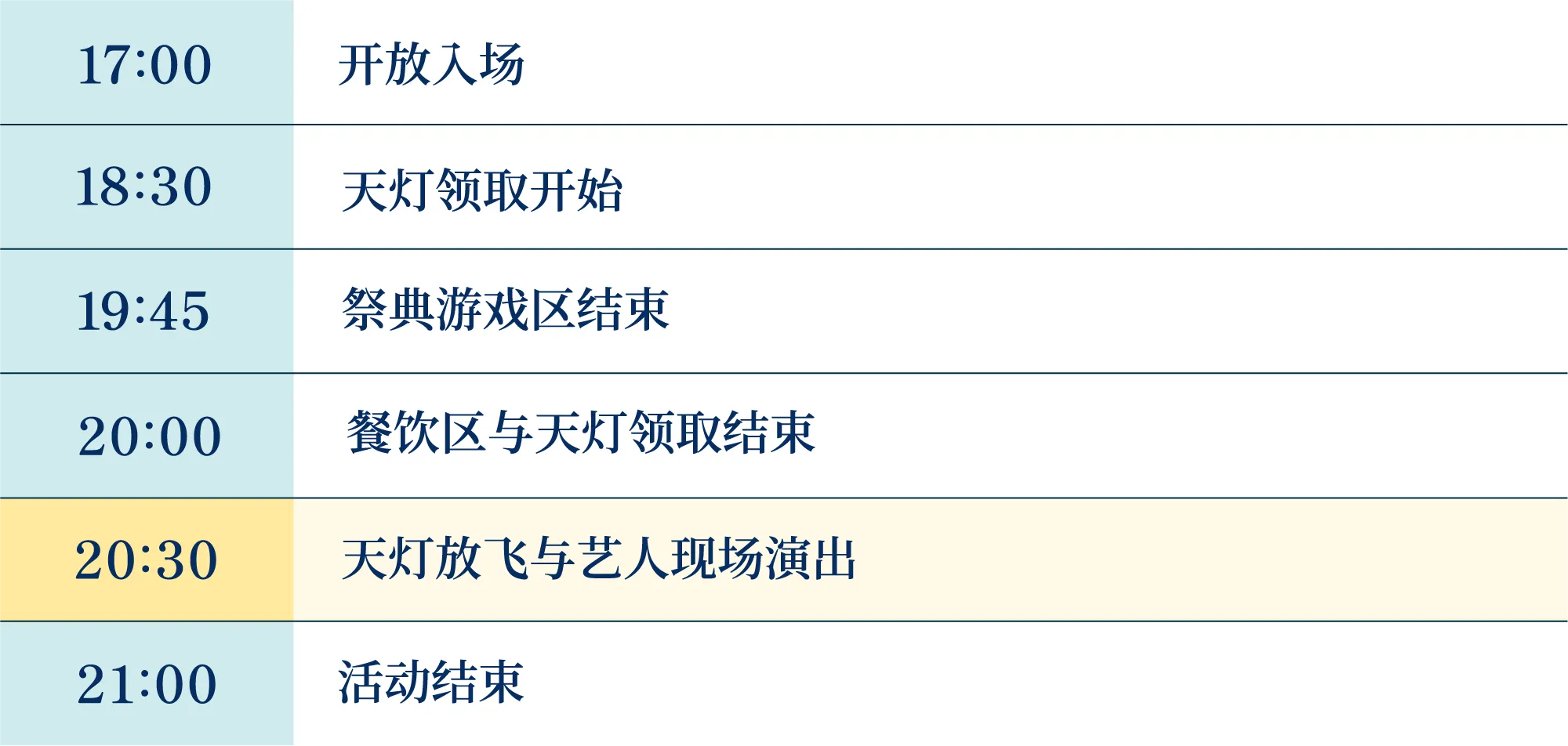 时间表